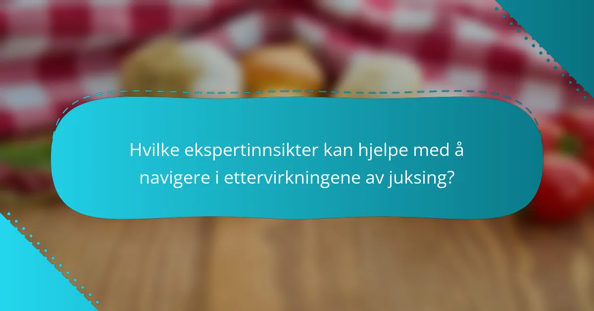 Hvilke ekspertinnsikter kan hjelpe med å navigere i ettervirkningene av juksing?